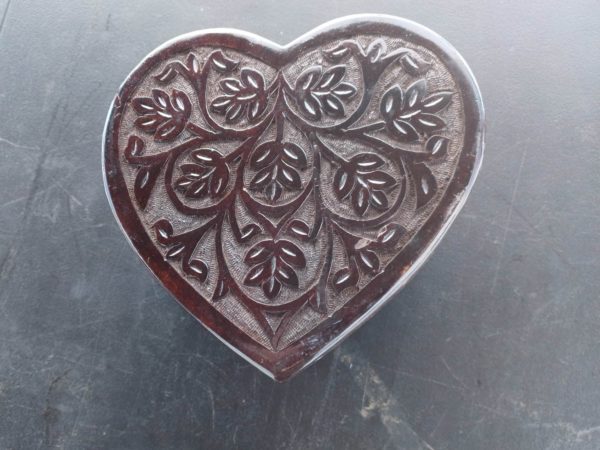 Intricate Heart Shaped Urn